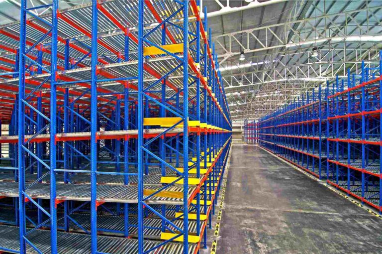 Racking System In The Warehouse