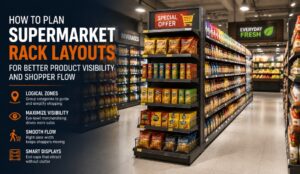 super market rack layout